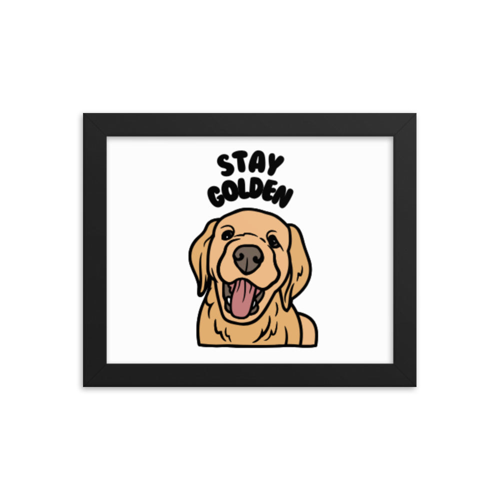 Stay Golden Framed Poster